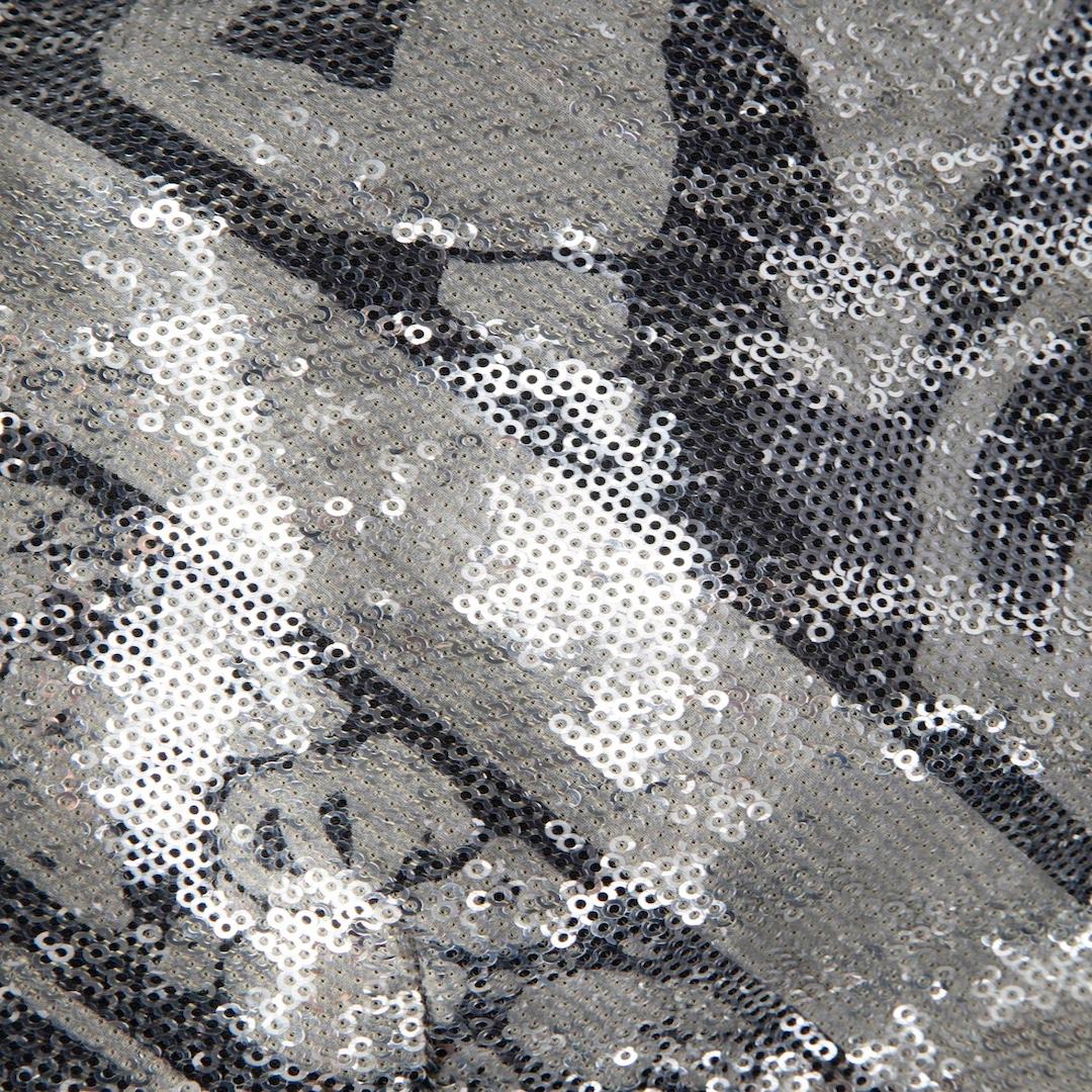 Diane Von Furstenberg Sequin Abstract Wrap Dress Size XS In Good Condition In London, GB