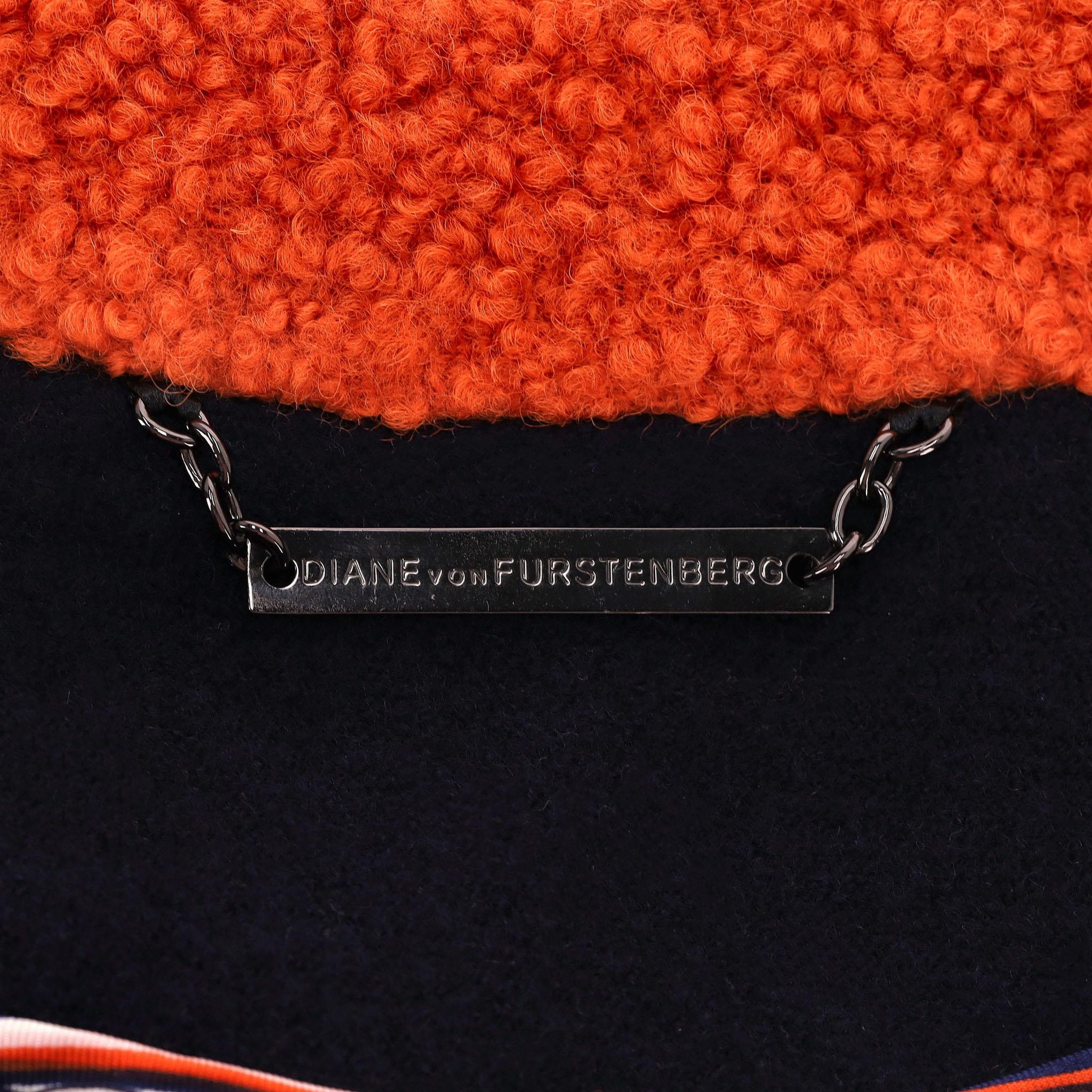 Women's Diane Von Furstenberg Shearling Coat For Sale