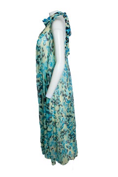 Diane Von Furstenberg, sheer maxi dress