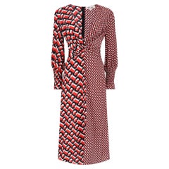 Diane von Furstenberg - Robe midi imprimée en crêpe de soie