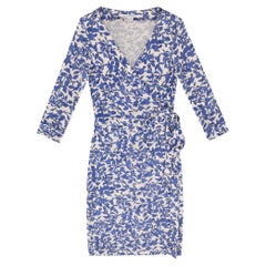 Diane Von Furstenberg Silk Floral Wrap Dress