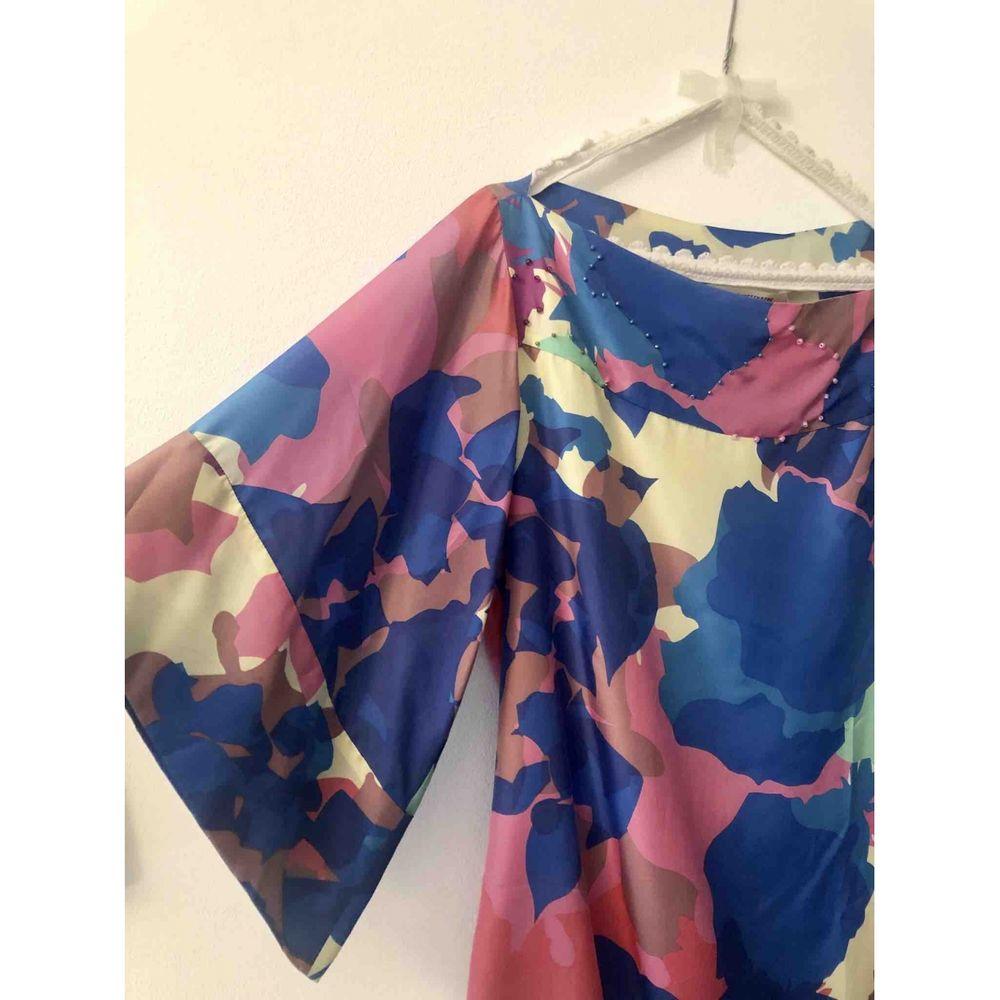 Diane Von Furstenberg Silk Mid-Length Dress in Multicolour In Good Condition For Sale In Carnate, IT