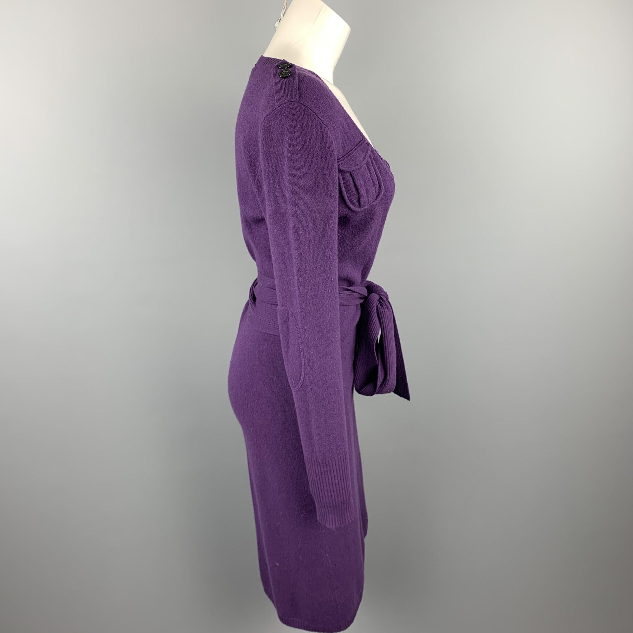 diane von furstenberg purple dress
