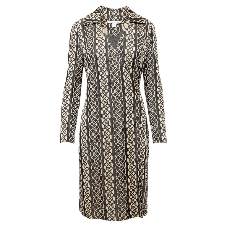 Diane von Furstenberg Sparkling Wrap Dress - '00s For Sale at 1stDibs