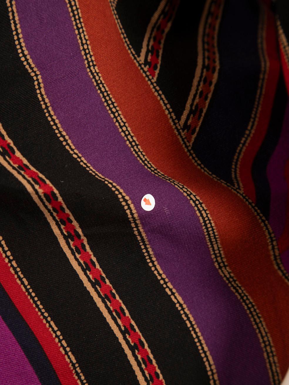 Diane Von Furstenberg - Robe en soie rayée, taille M en vente 3