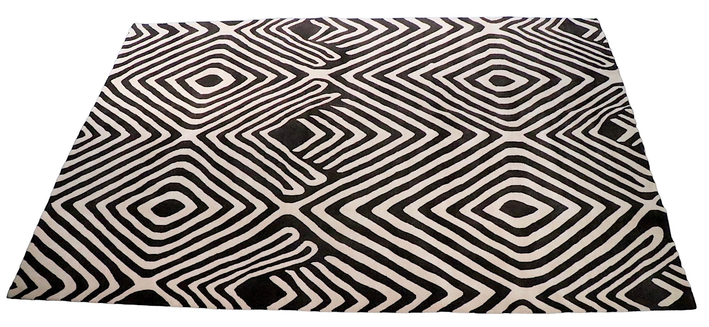 Diane Von Furstenberg Tribal Diamond Pattern Carpet for The Rug Company, c 2019 3