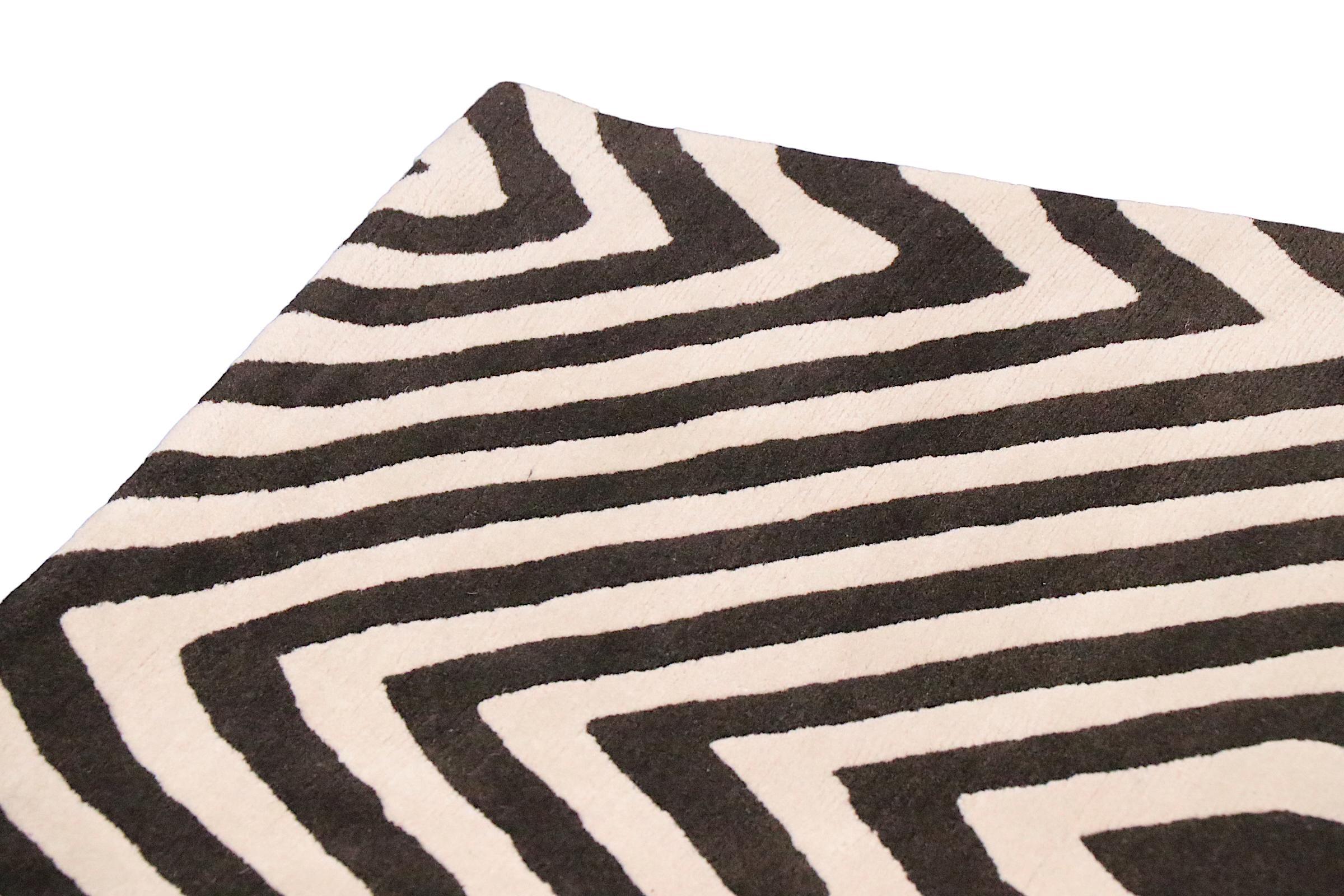 Diane Von Furstenberg Tribal Diamond Pattern Carpet for The Rug Company, c 2019 5