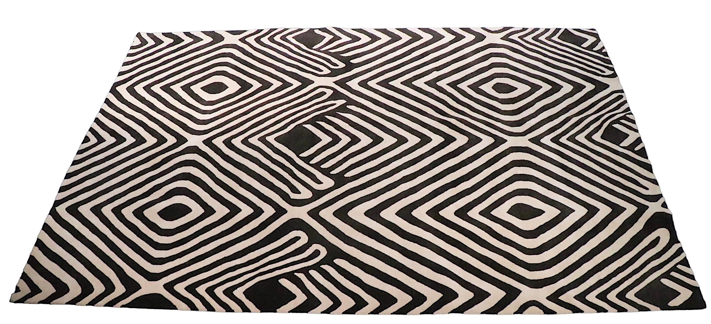 Diane Von Furstenberg Tribal Diamond Pattern Carpet for The Rug Company, c 2019 9