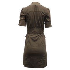 Diane Von Furstenberg „Vastago“-Hemdkleid aus schwarzer Baumwolle