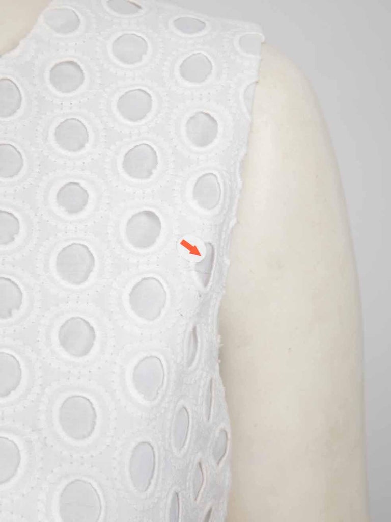 Diane Von Furstenberg White Lace Overlay Dress Size M For Sale at 1stDibs Diane Von Furstenberg White Lace Overlay Dress Size M For Sale at 1stDibs
