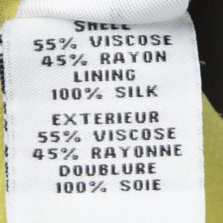 Diane Von Furstenberg Yellow Sleeveless Drop Waist Gagon Dress S Pour femmes en vente