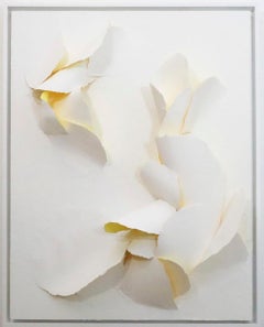 Quadro murale tridimensionale floreale in carta scolpita Whiting