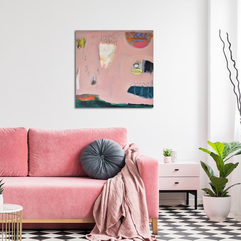 Diane Whalley I had a dream by Diane Whalley, Abstract painting, contemporary art For Sale at