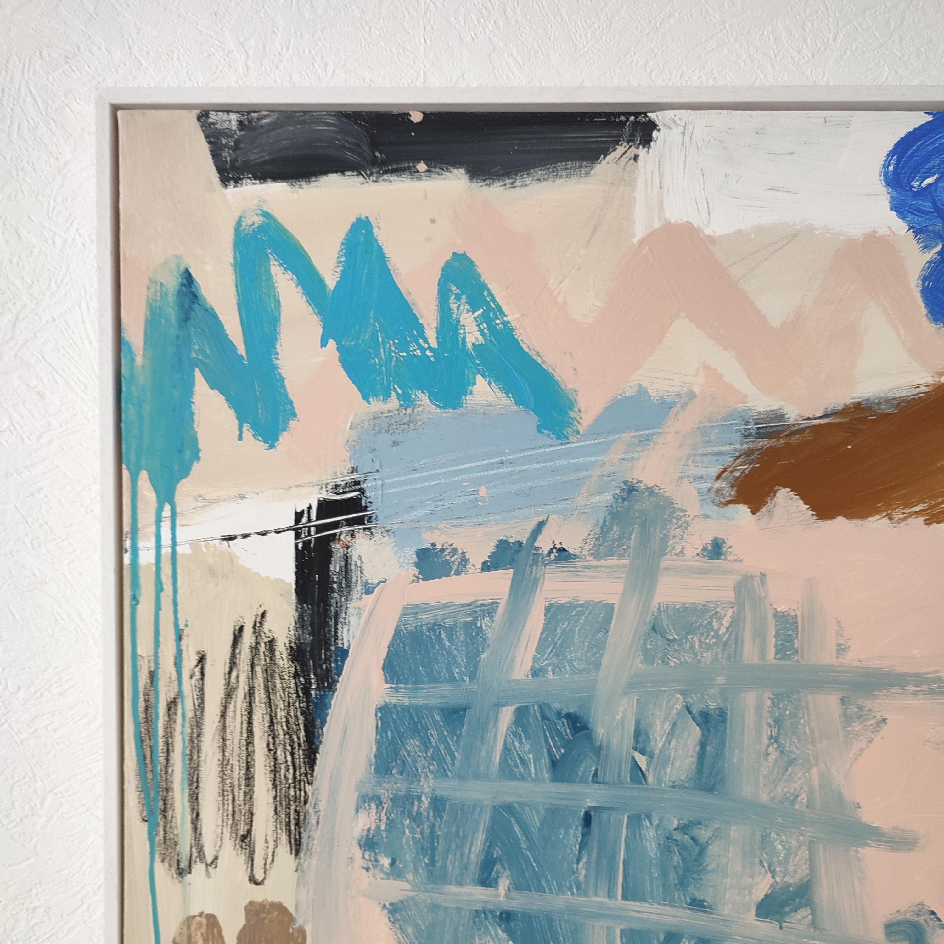 Giorni miti II. Un quadro astratto originale di Diane, Painting by Diane Whalley in vendita 6