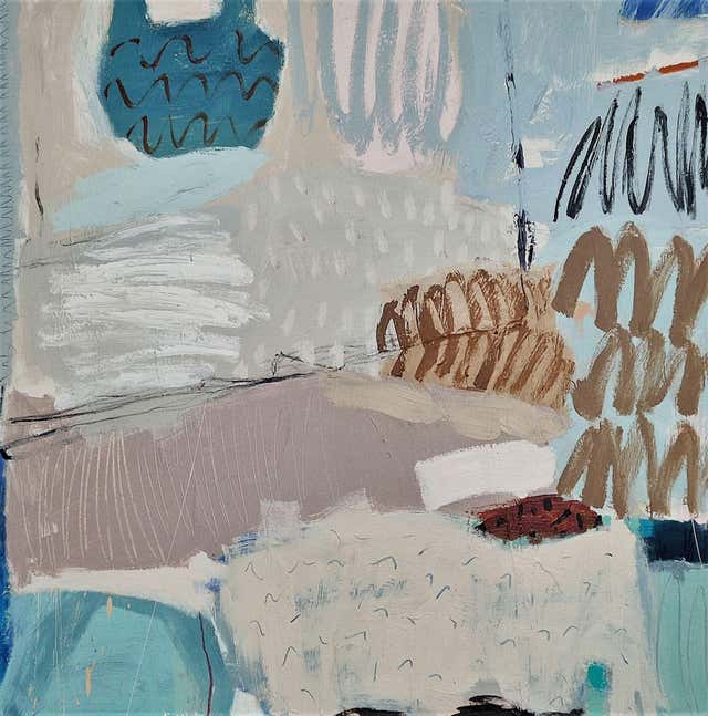 Natalia Roman - Changing Seasons in Primary Tones, Yellow, Blue, Red ...