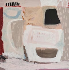 Diane Whalley, Picnic on the Sand, Contemporary Abstract Landscape Paintings