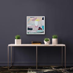 Diane Whalley, Secret Cove, Original Abstract Painting, Colourful Abstract Art