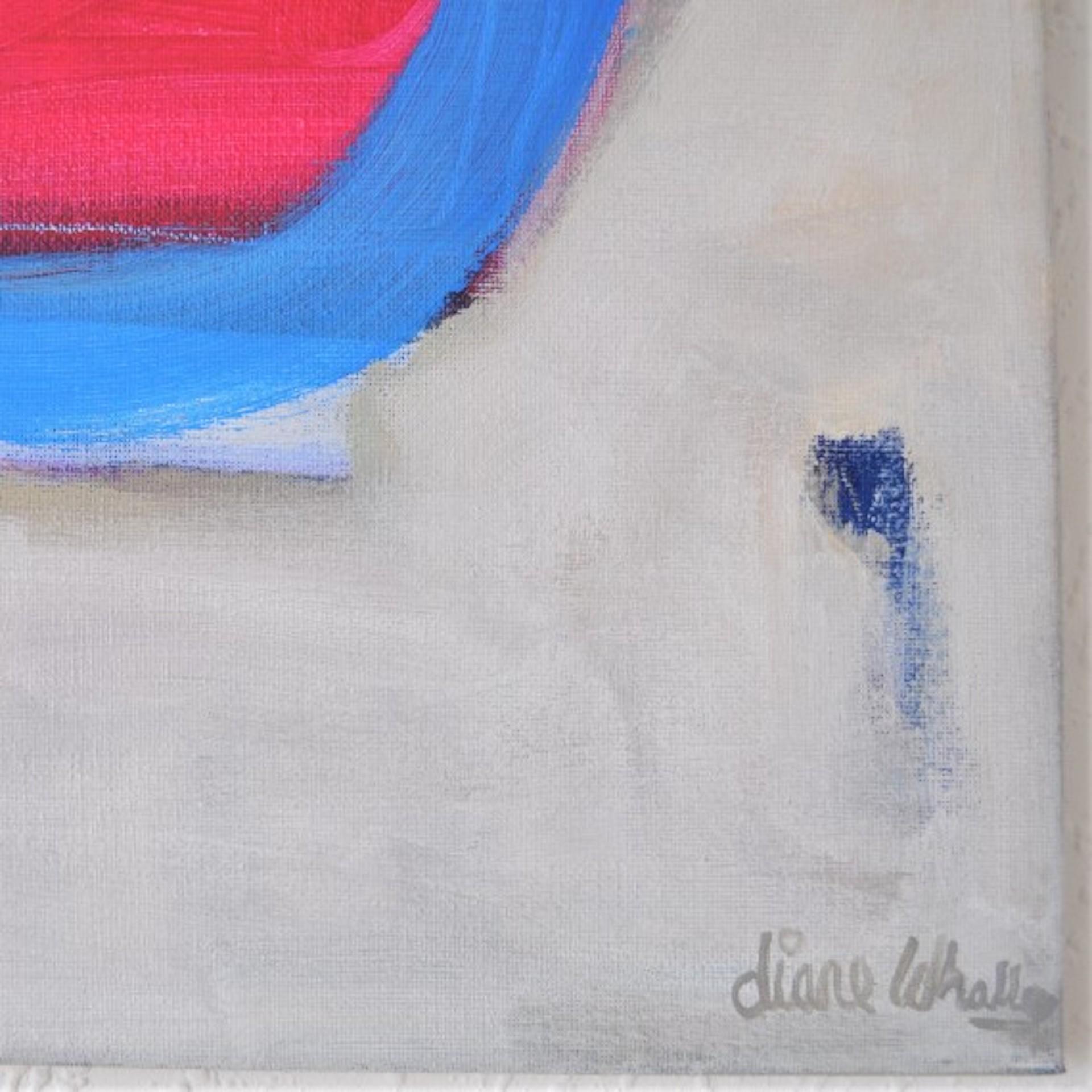 Diane Whalley, The Blue Bowl, Original Abstract Painting, Affordable Art For Sale 3
