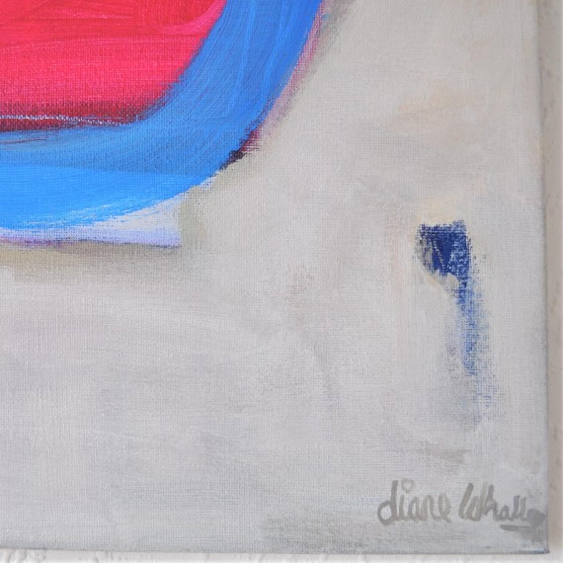Diane Whalley, El cuenco azul, Pintura original abstracta, Arte asequible 3