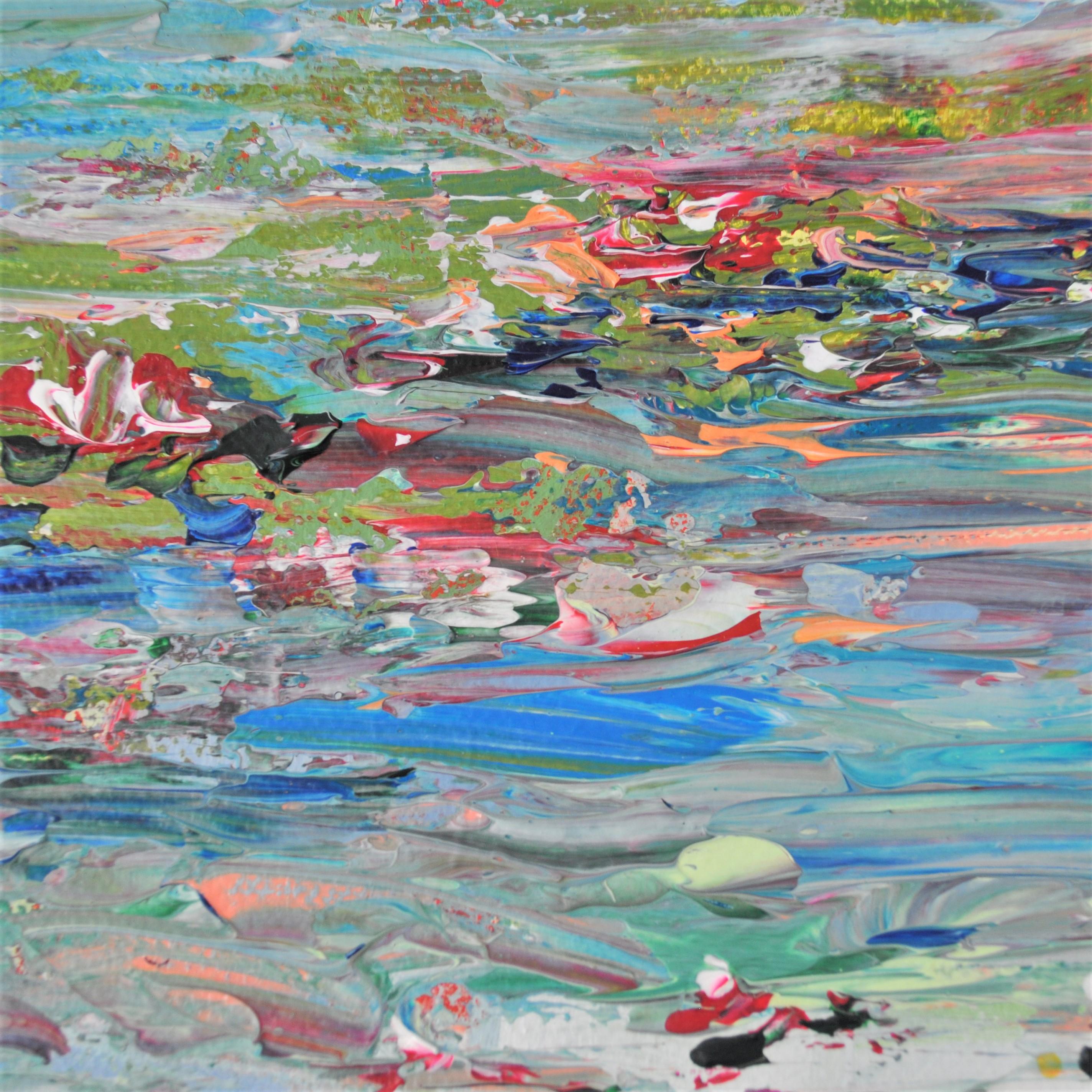 Diane Whalley, The Summer Pond, Abstract Art, Affordable Art, Art Online 2