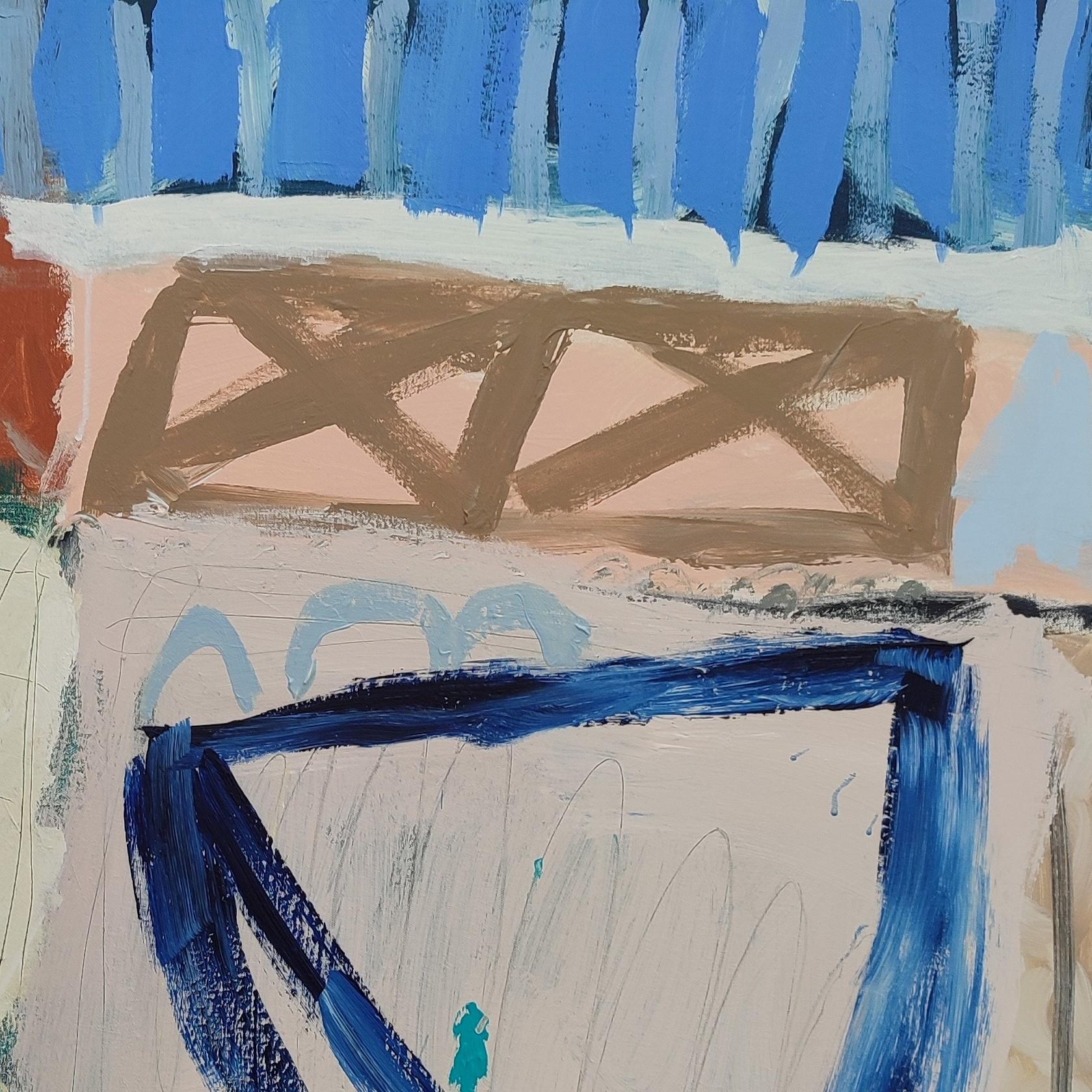 Journey Together, Originalgemälde, Abstrakter Expressionismus, Mittelmeerraumkunst (Zeitgenössisch), Painting, von Diane Whalley
