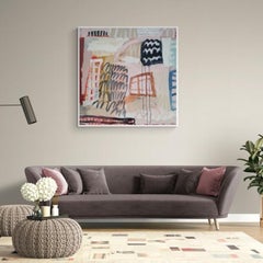 Les Rues De Paris ( the streets off Paris) by Diane Whalley- Abstract art