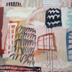 Les Rues De Paris ( the streets off Paris) by Diane Whalley- Abstract art