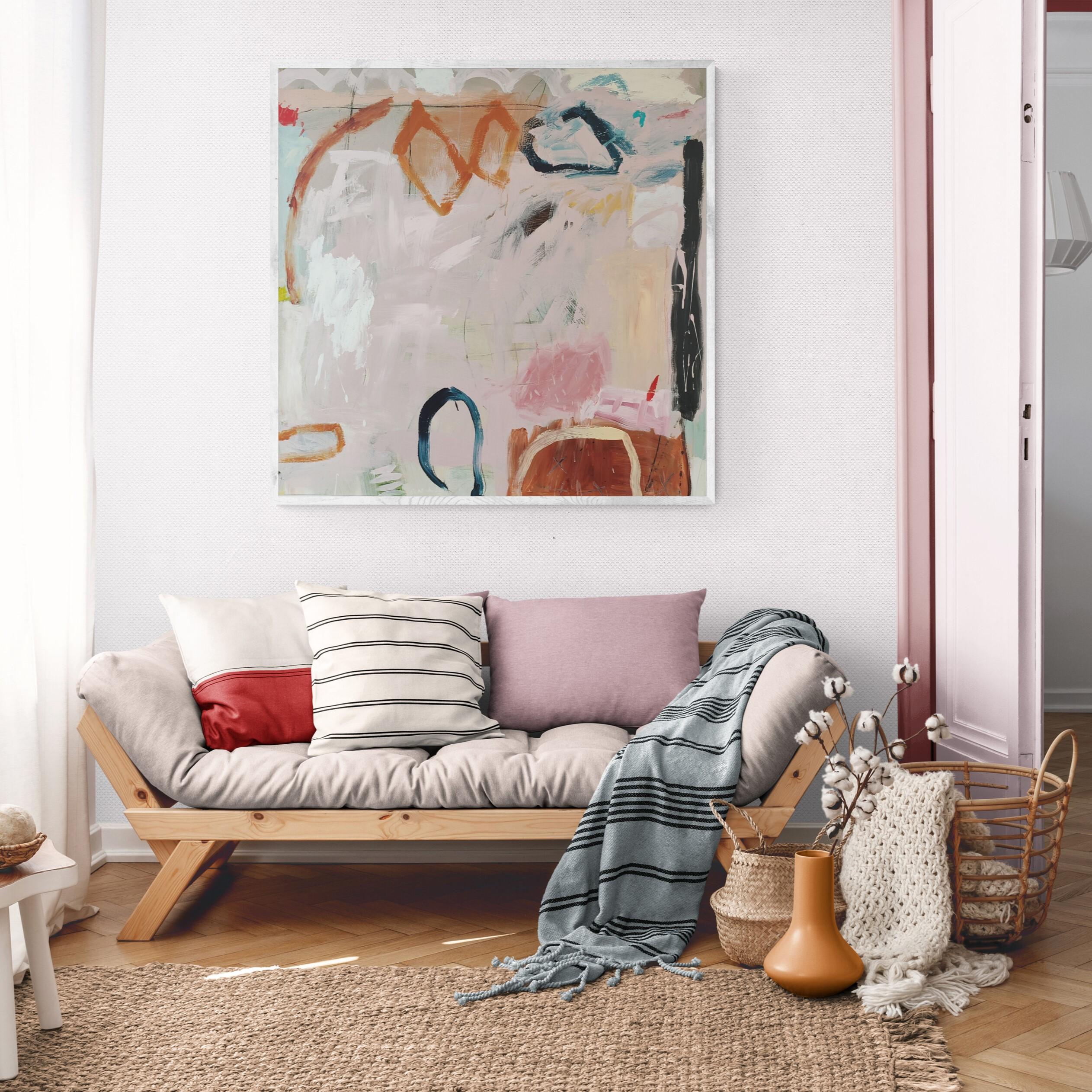 Caminando por el aire. Una obra de arte abstracta original de Diane, Pintura de Diane Whalley en venta 3