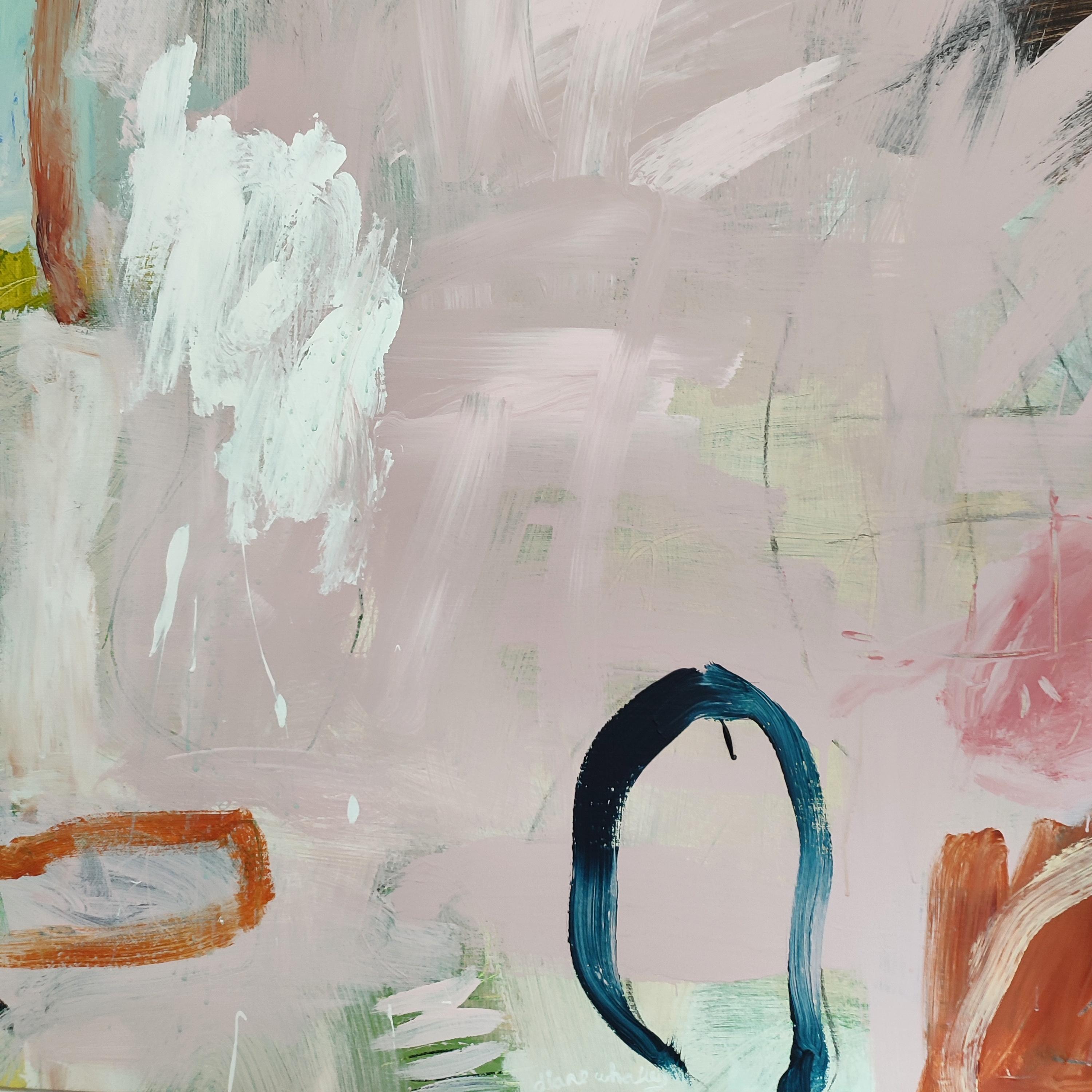 Caminando por el aire. Una obra de arte abstracta original de Diane, Pintura de Diane Whalley en venta 4