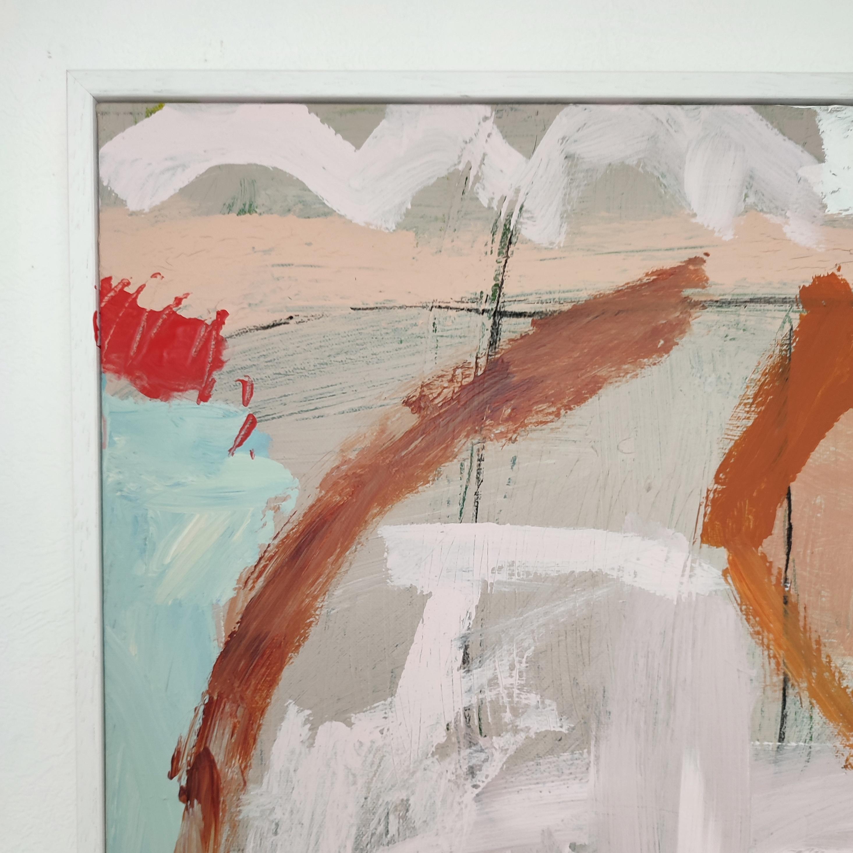 Caminando por el aire. Una obra de arte abstracta original de Diane, Pintura de Diane Whalley en venta 7