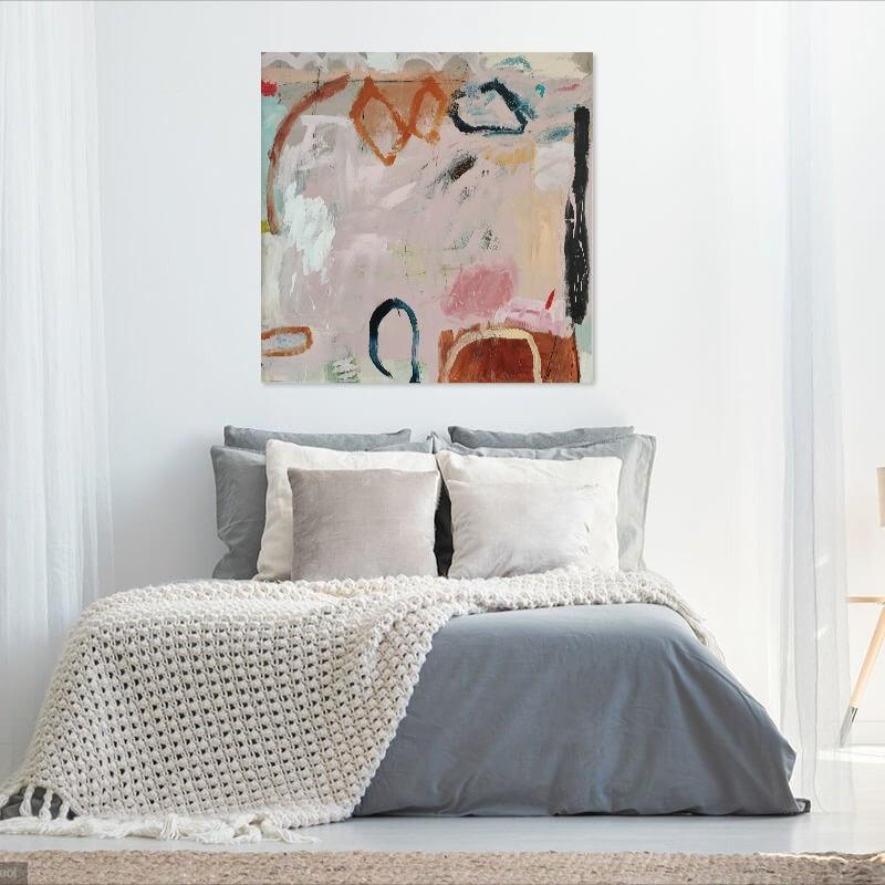 Caminando por el aire. Una obra de arte abstracta original de Diane, Pintura de Diane Whalley en venta 8