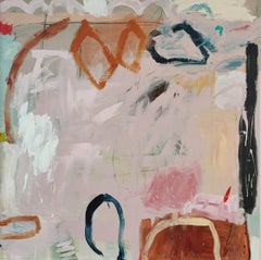 Camminare nell'aria. Un'opera d'arte astratta originale di Diane, Painting by Diane Whalley