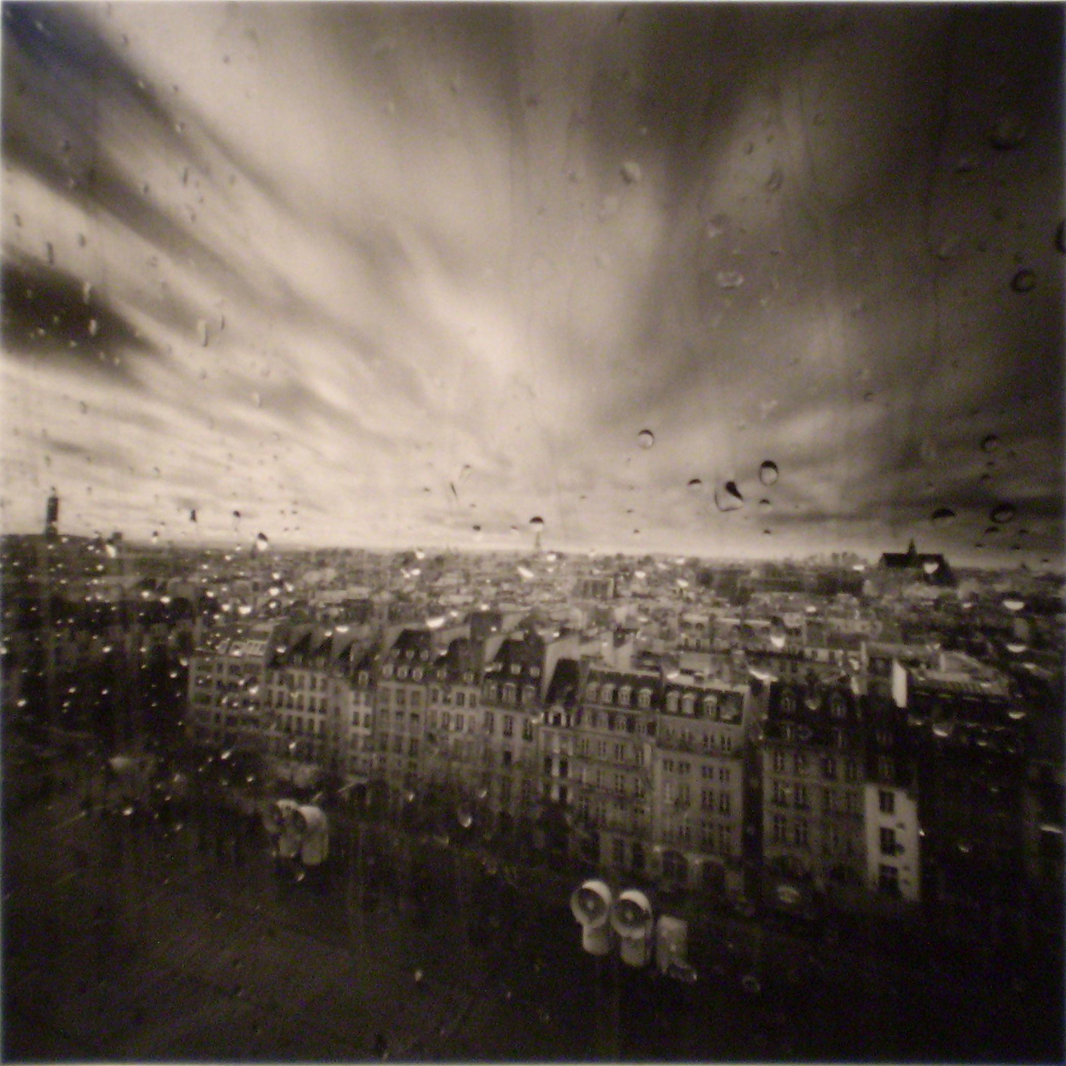 Dianne Bos Black and White Photograph - Paris Rain