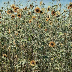 "Reaching Higher" (2024) By Dianne L Massey Dunbar, Oil on Board