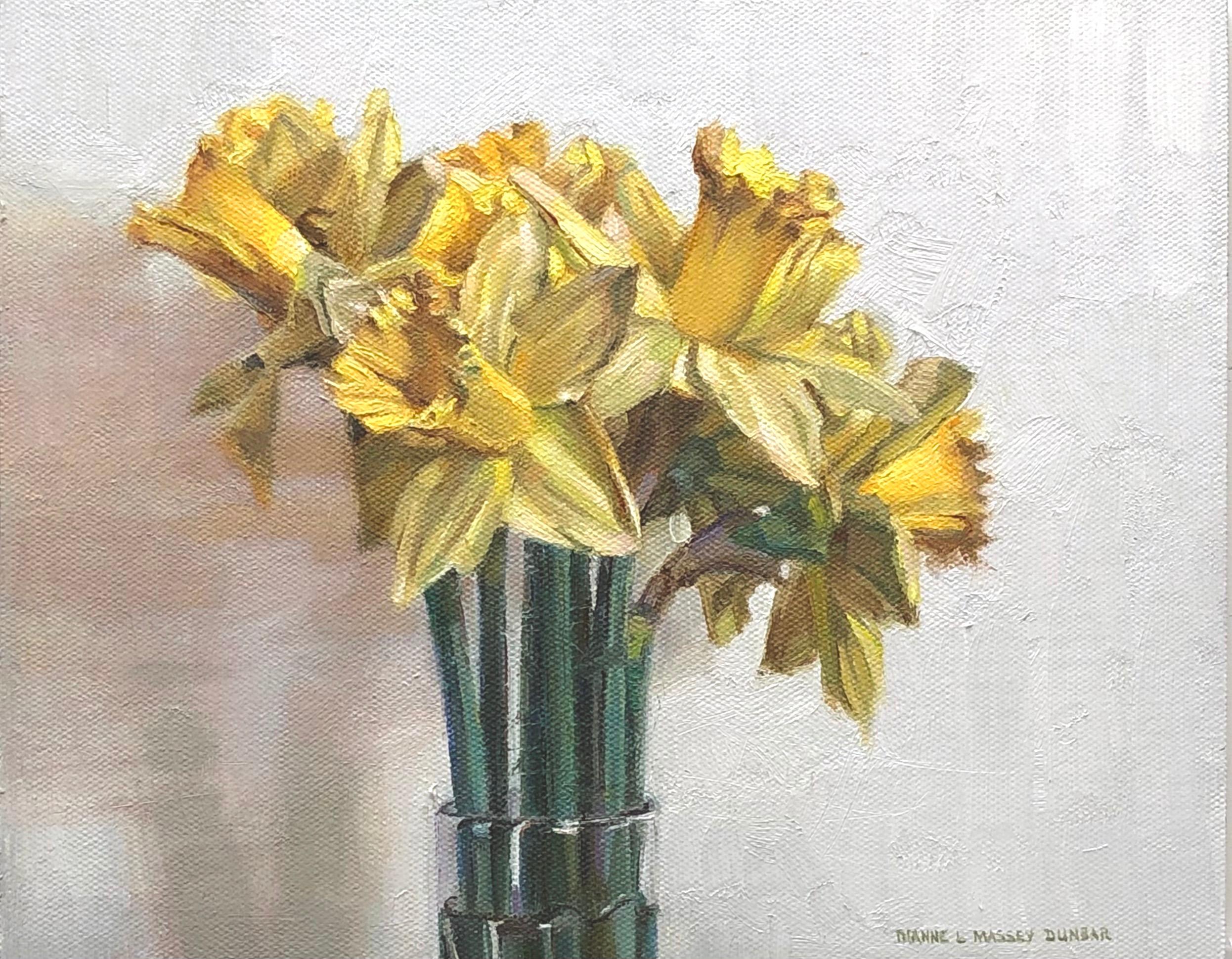 "Daffodils", Oil Painting