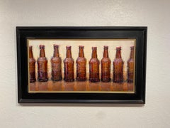 "Nine Bottles ", Oil Painting