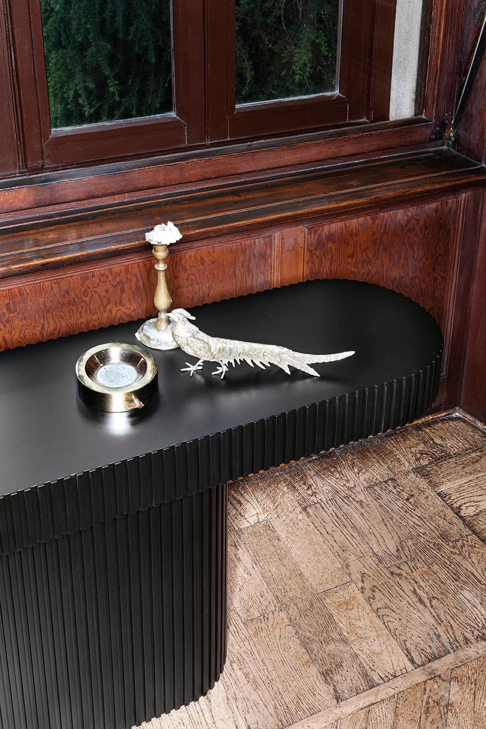 Italian Diapason, console à lattes arrondies, Dainelli Studio pour Somaschini, Italie en vente