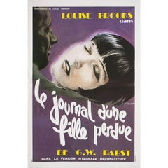 Vintage Diary of a Lost Girl R1970s French Petite Film Poster