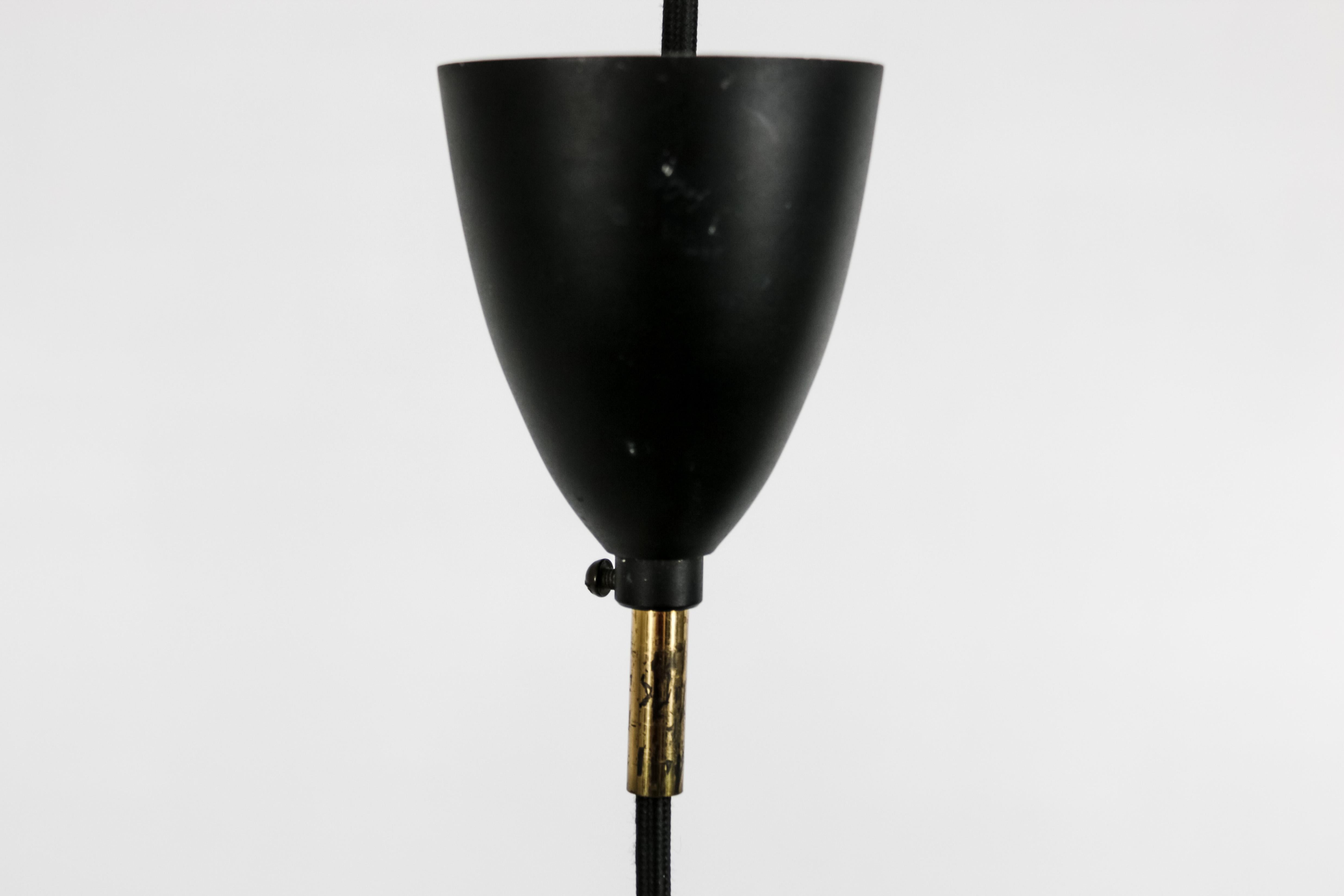 Danish Diavolo Pendant Lamp by Svend Aage Holm Sorensen for Holm Sorensen & Co For Sale