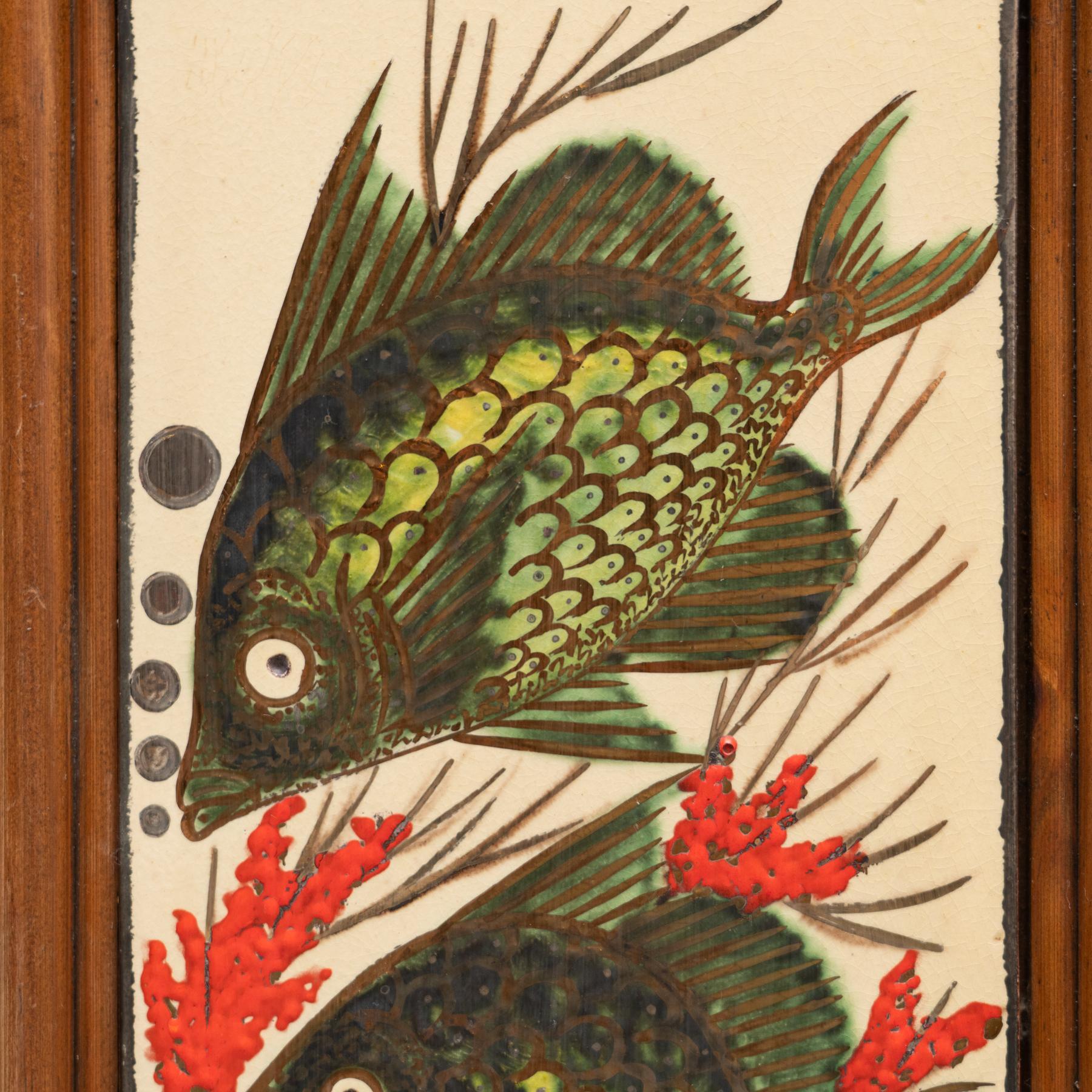Diaz COSTA Ceramic Hand Painted Artwork, circa 1960 In Good Condition For Sale In Barcelona, ES