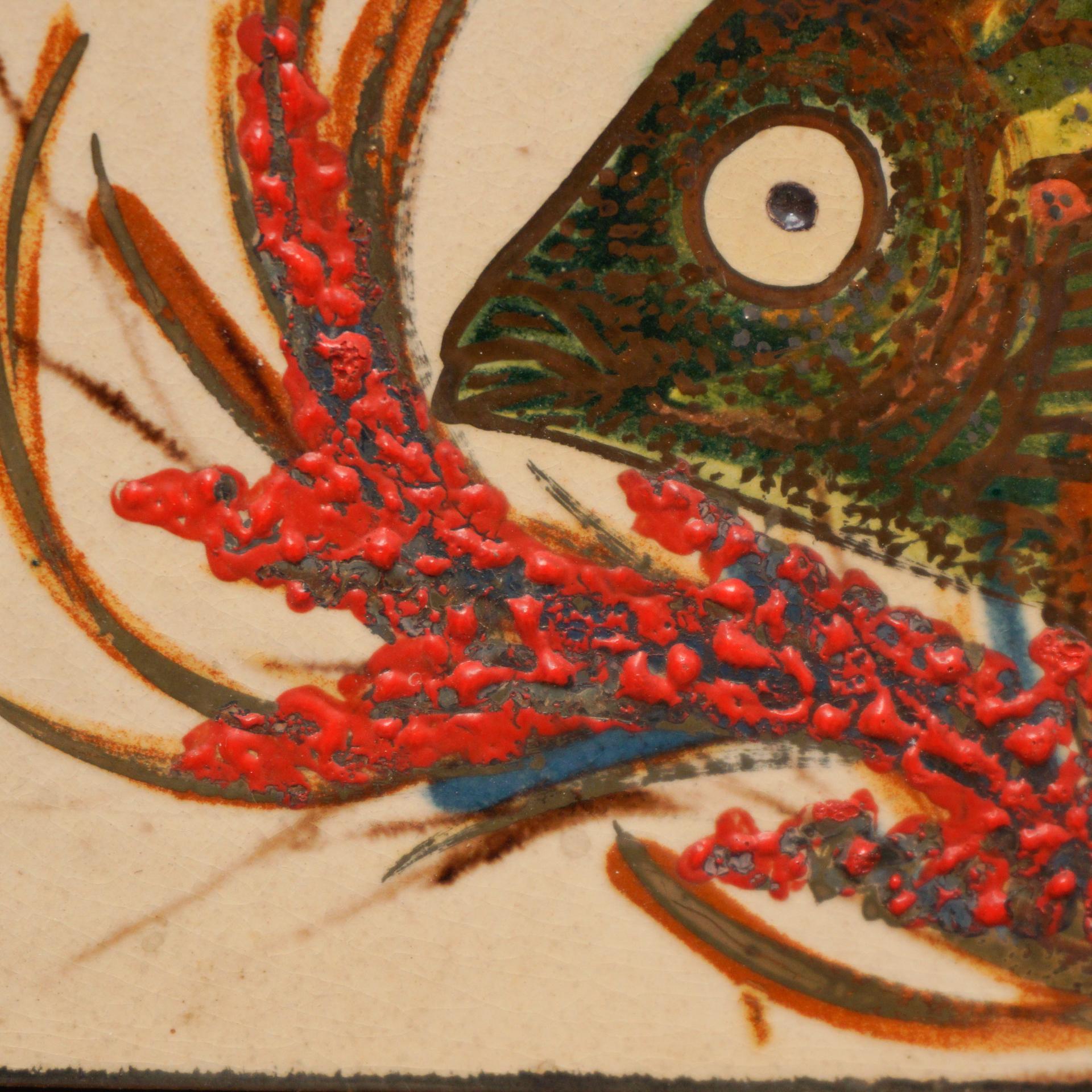 Diaz Costa Ceramic Hand Painted Artwork, circa 1960 In Good Condition In Barcelona, ES