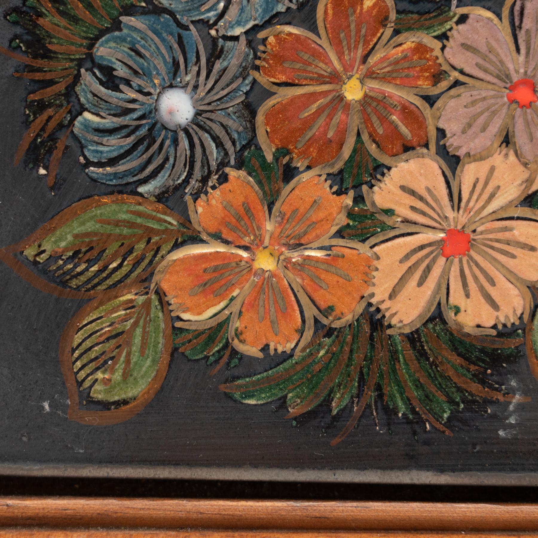 Diaz COSTA Ceramic Hand Painted Artwork, circa 1960 In Good Condition For Sale In Barcelona, ES