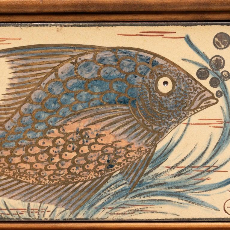 Diaz Costa Ceramic Hand Painted Artwork, circa 1960 For Sale 1