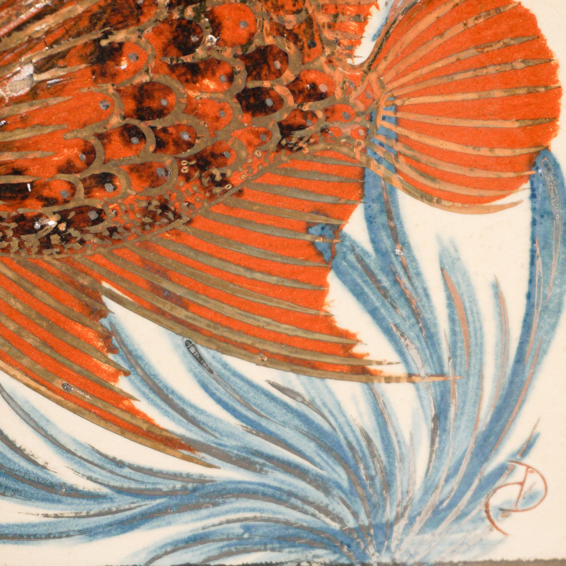 Obra de cerámica pintada a mano de Díaz Costa, hacia 1960 en venta 1