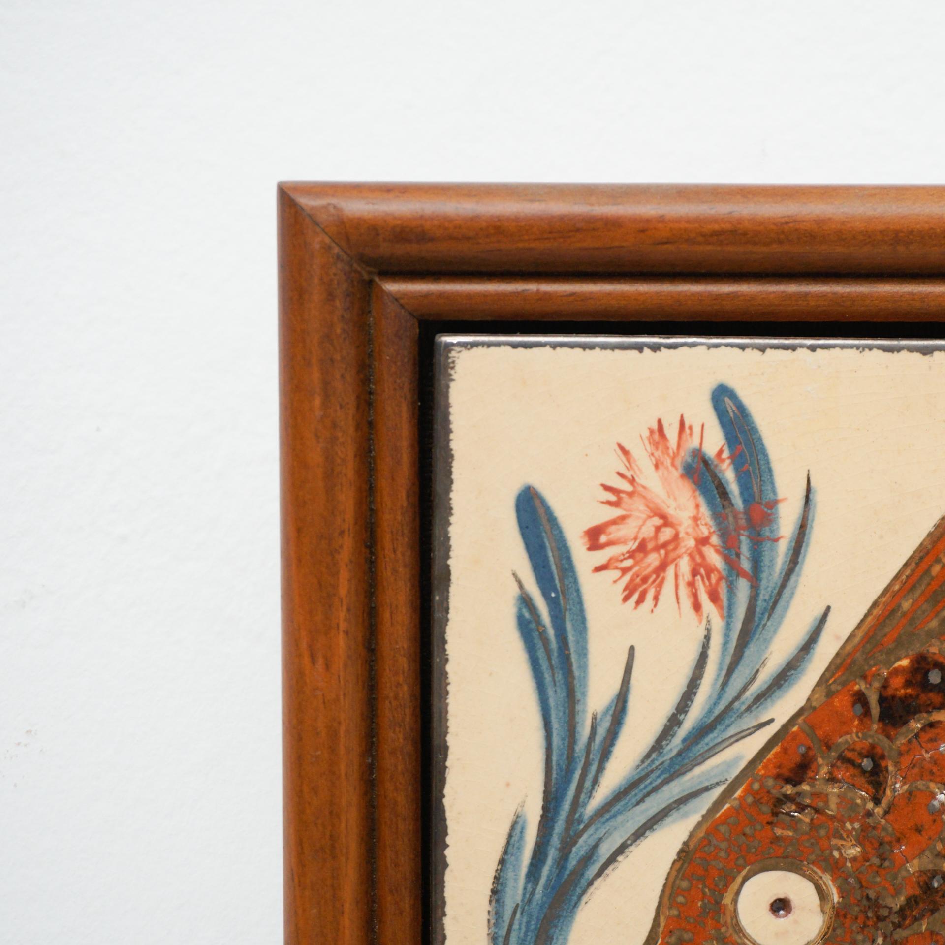 Obra de cerámica pintada a mano de Díaz Costa, hacia 1960 en venta 2