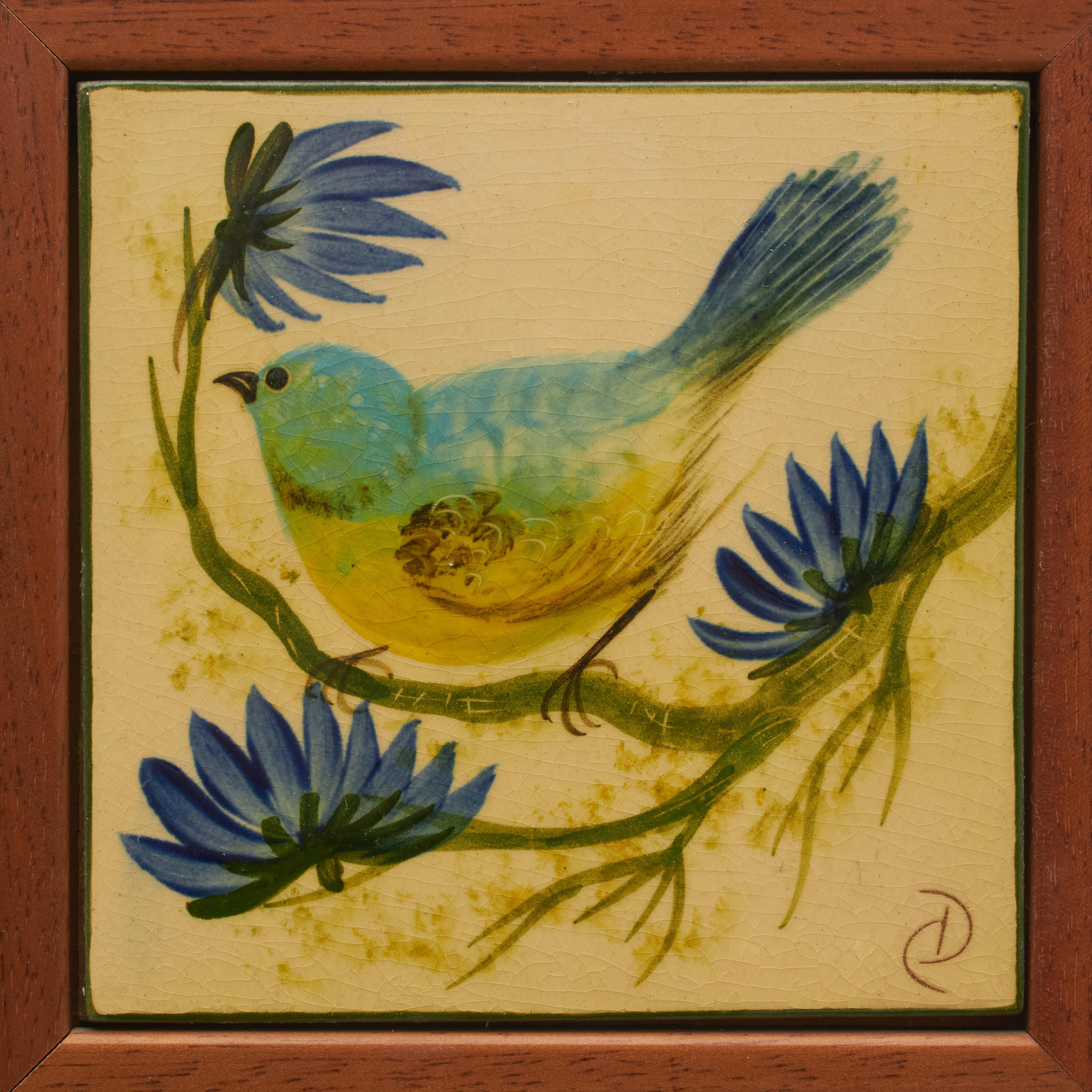 Diaz Costa Keramisches handbemaltes Vogel-Kunstwerk, um 1960 im Zustand „Gut“ im Angebot in Barcelona, ES