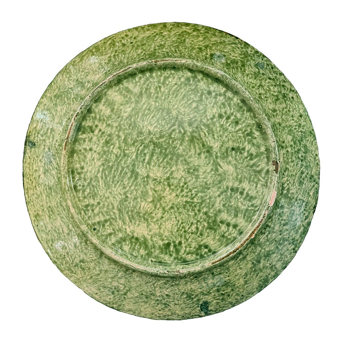 Díaz-Costa Plato llano de cerámica pintado a mano, juego de 4, hacia 1960 Español en venta