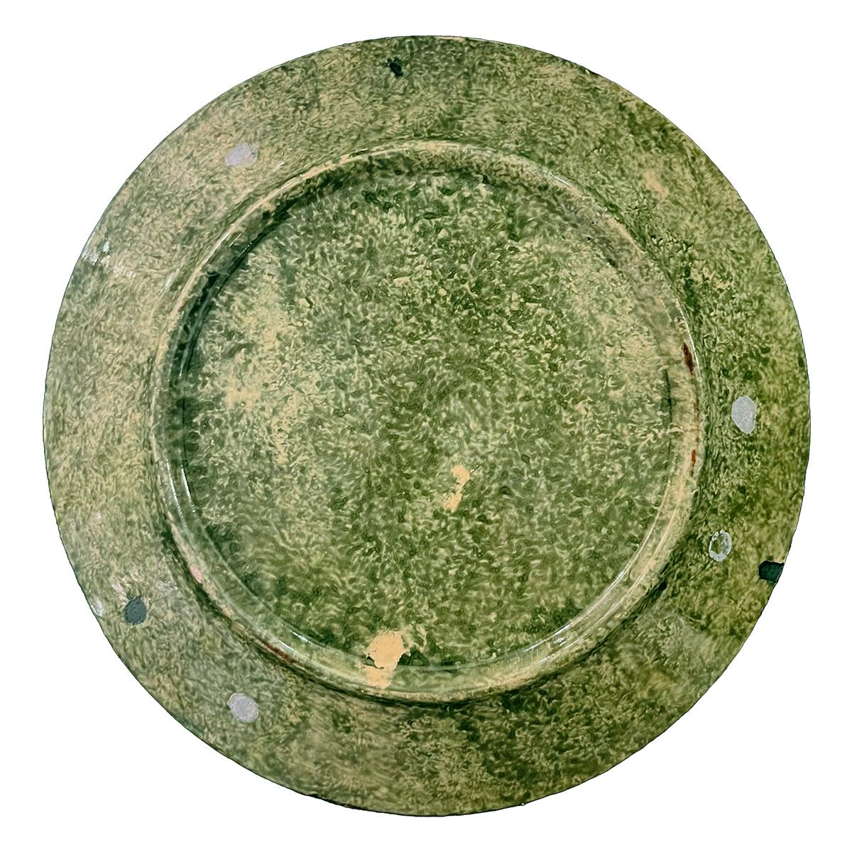 Diaz-Costa Ceramic, set of 4, handpaintted dinner plate, circa 1960 en vente 2