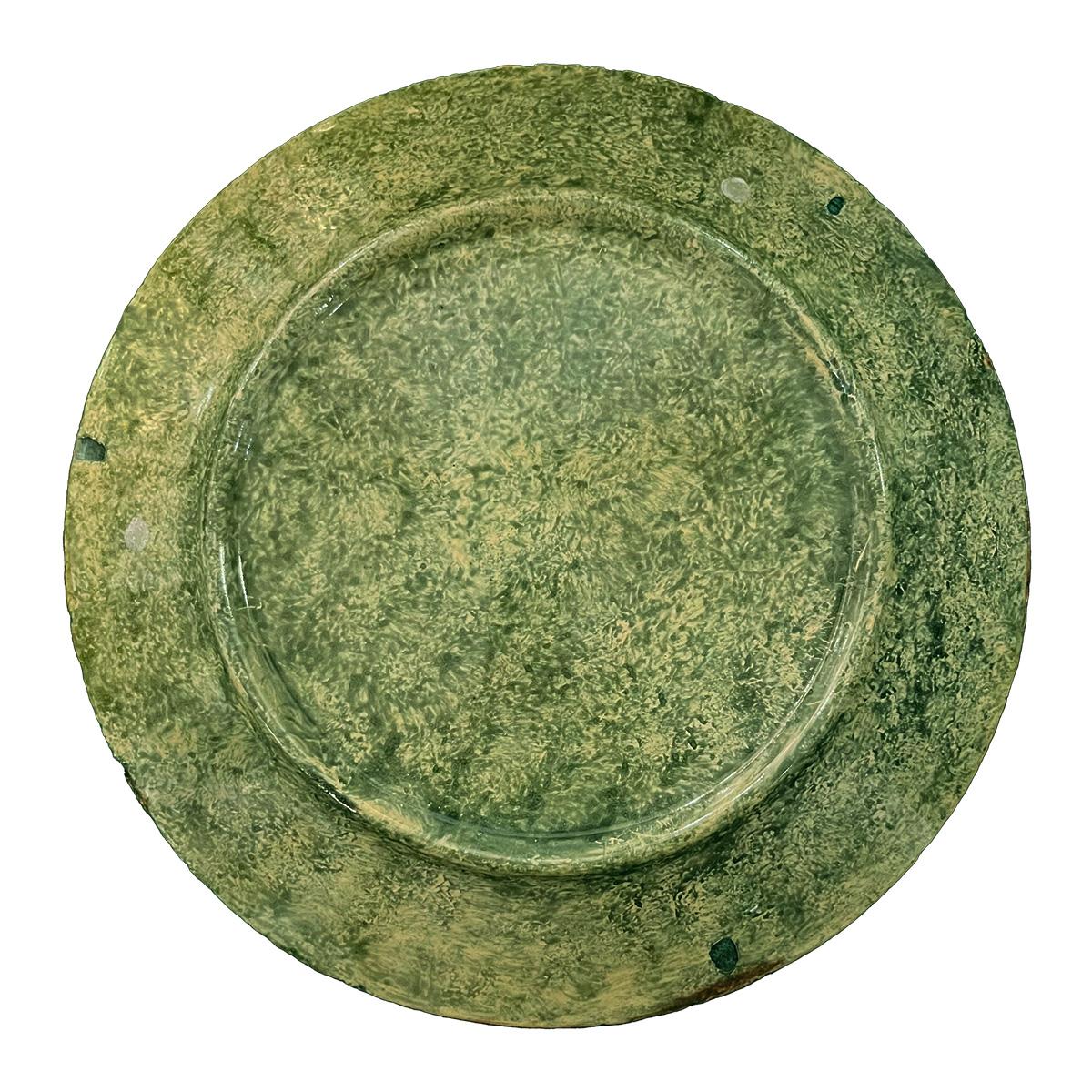 Espagnol Diaz-Costa Ceramic, set of 4, handpaintted dinner plate, circa 1960 en vente