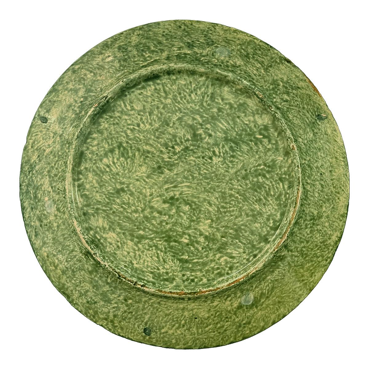 Mid-20th Century Diaz-Costa Ceramic, set of 4, handpainted dinner plate, circa 1960 For Sale